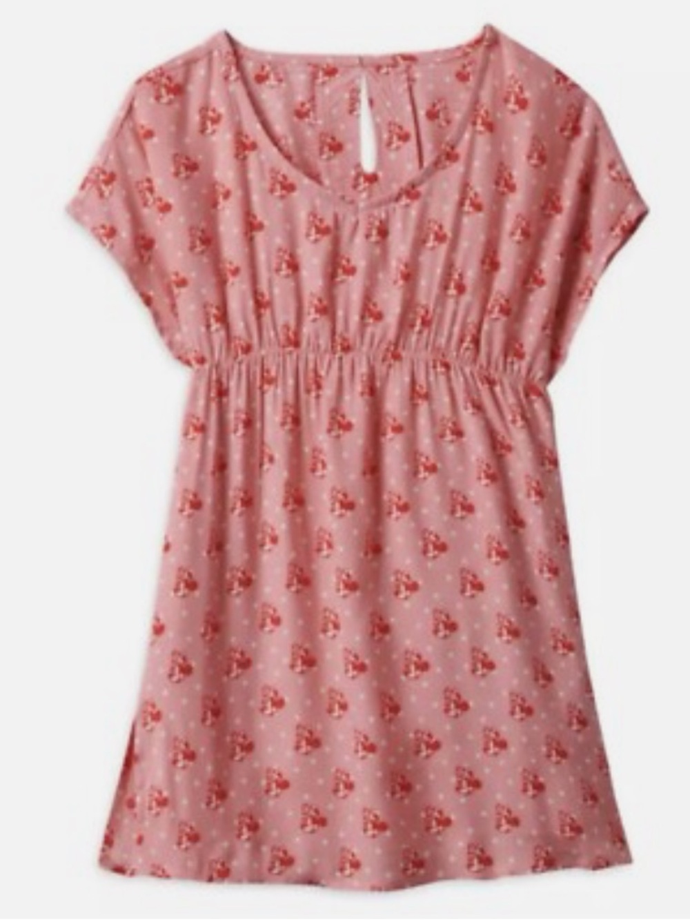 DISNEY GIRLS MINNIE MOUSE DRESS SZ 5 COLORS PINK AND RED